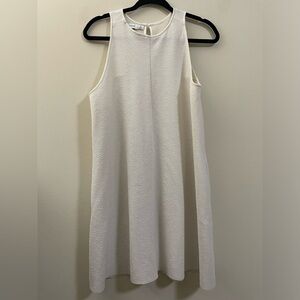 Bishop & Young Anthropologie Textured Sleeveless Mini Dress in Cream - S‎